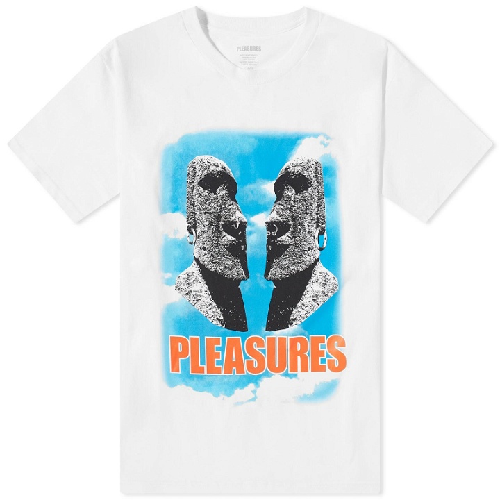 Photo: Pleasures Men's Out Of My Head T-Shirt in White