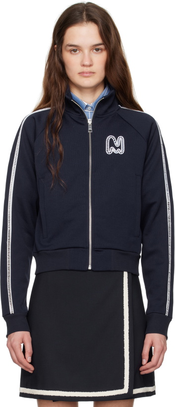 Photo: MSGM Navy Logo Track Jacket