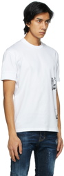 Dsquared2 White Ibrahimovic Edition Text T-Shirt