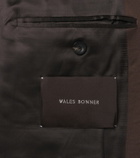 Wales Bonner Atto satin-trimmed virgin wool blazer