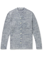 Inis Meáin - Donegal Linen Cardigan - Blue