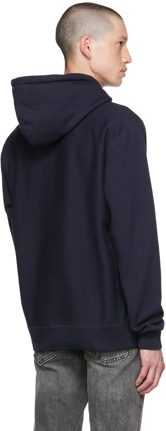 Cowgirl Blue Co Navy Big Script Hoodie