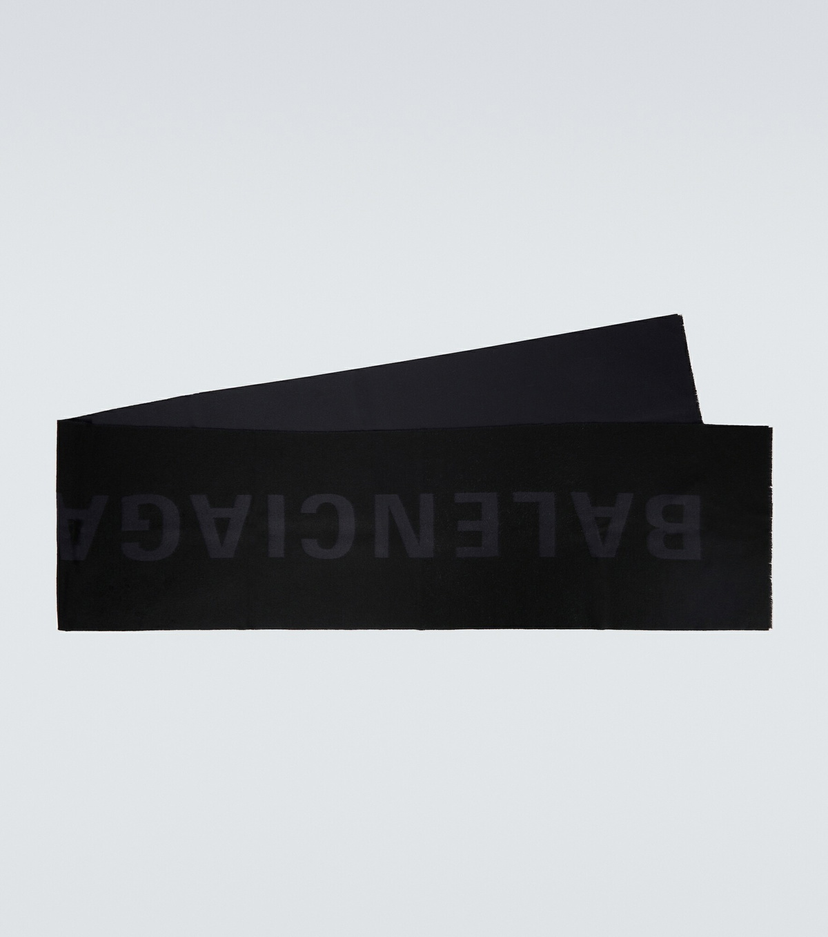 Balenciaga - Logo wool scarf