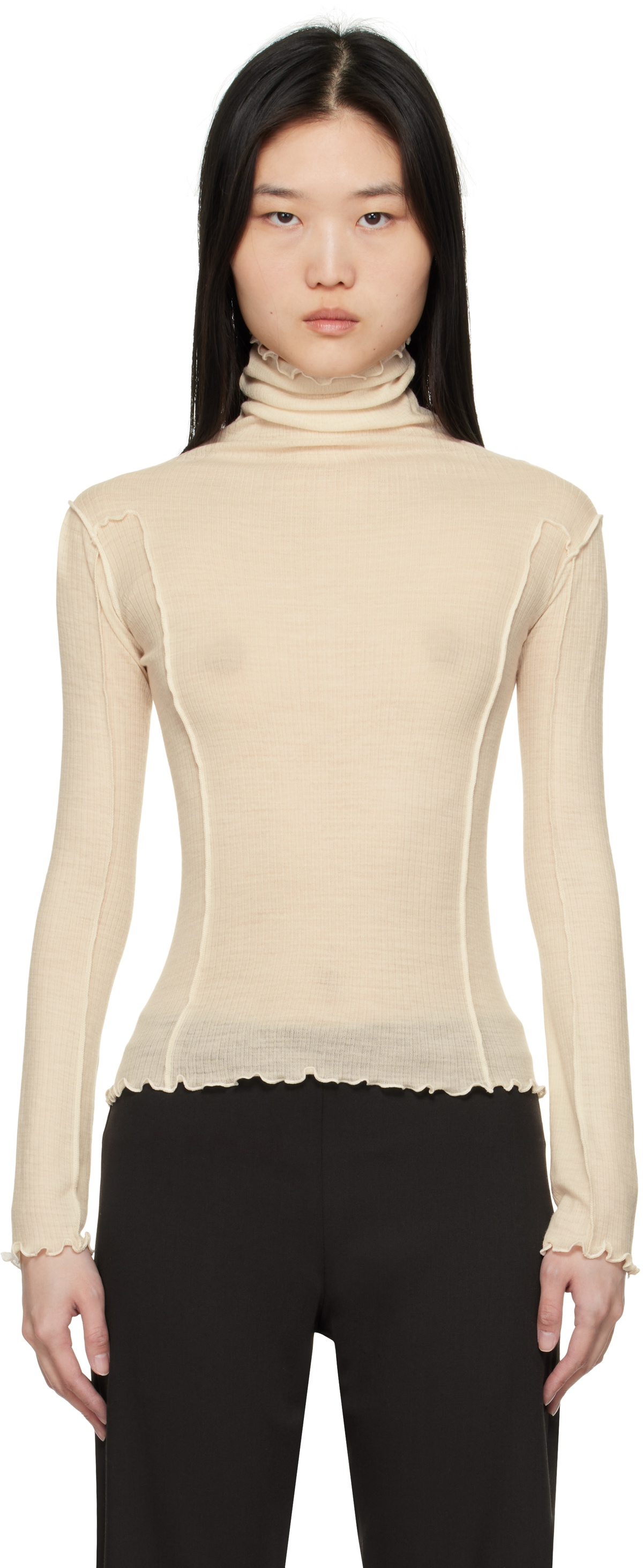 Baserange Off-White Omato Turtleneck Baserange