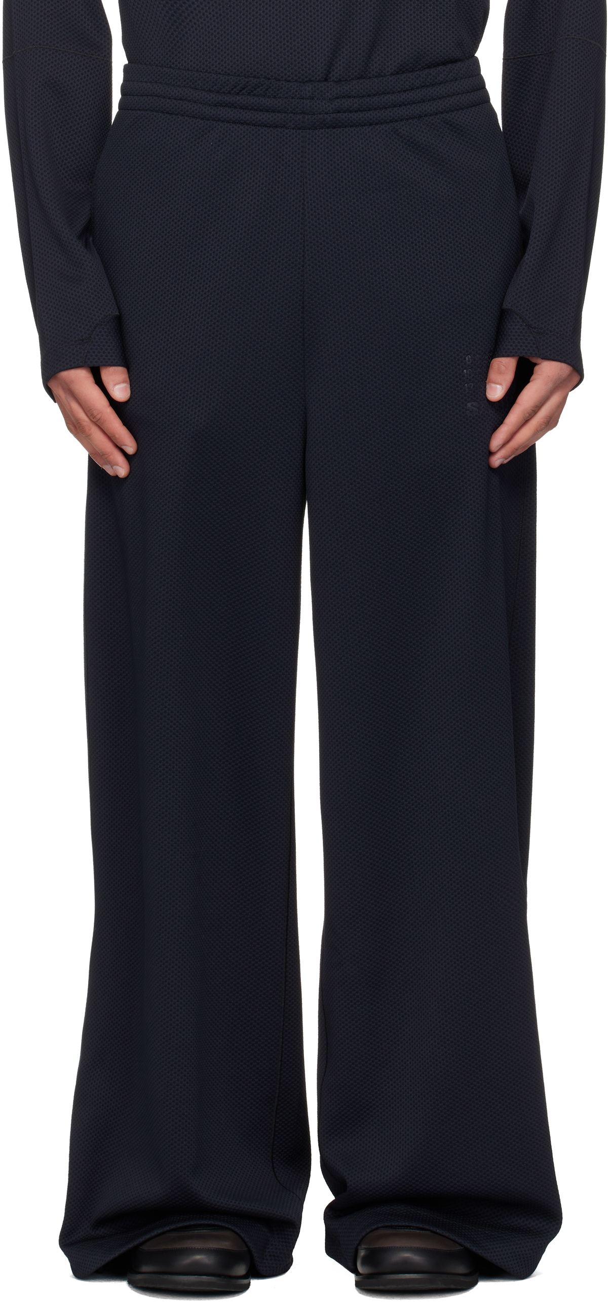 MM6 Maison Margiela Black Salomon Edition Mesh Sweatpants
