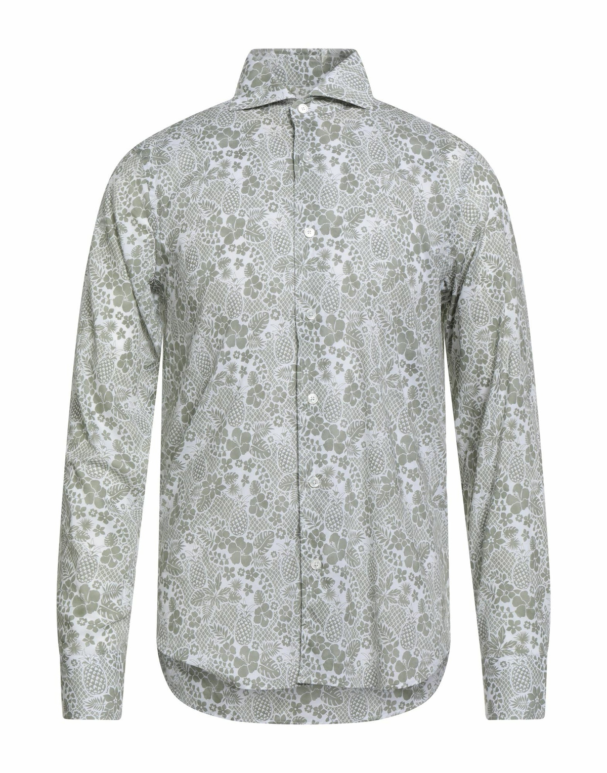 Fedeli Mens Shirt Military in Green