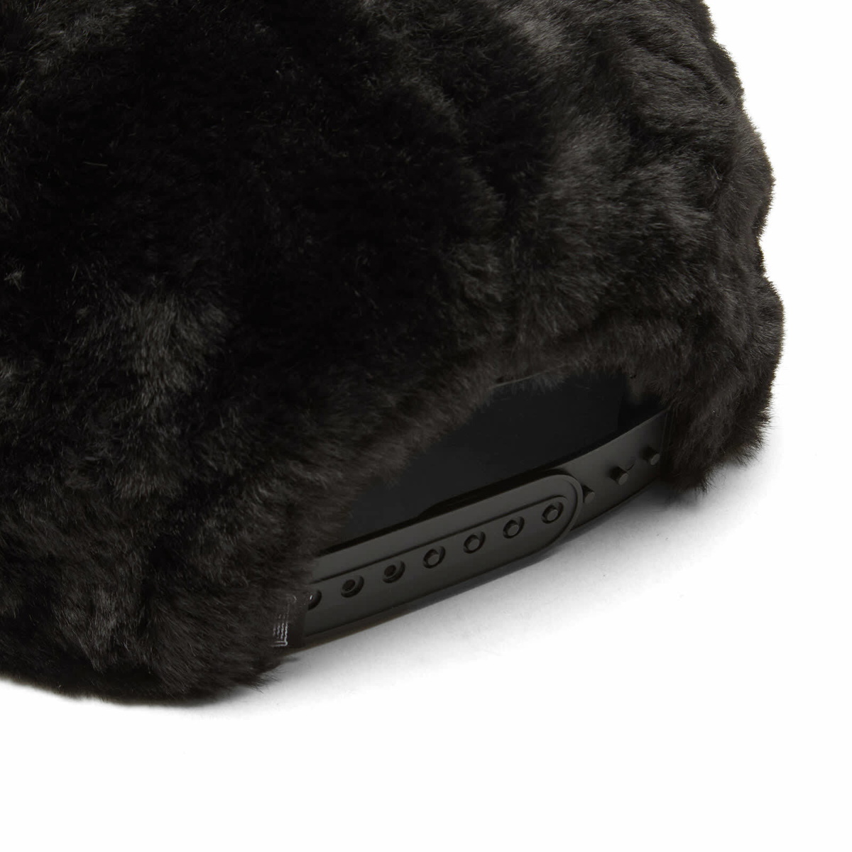 Aries Women's Temple Fluffy Ear Cap in Black 