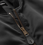Balenciaga - Oversized Embroidered Satin Bomber Jacket - Men - Black