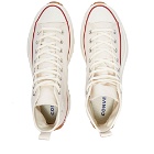Converse Run Star Hi-Topke Hi-Top Sneakers in Parchment/Egret/Honey