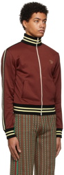 Wales Bonner Burgundy Studio Track Jacket