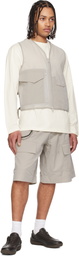 Y-3 Taupe Tactical Utility Vest