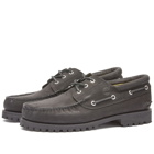 Timberland Men's 3-Eye Classic Lug Shoe in Black Nubuck