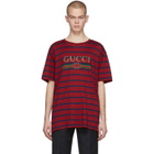 Gucci Red Striped Logo T-Shirt