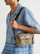 Master-Piece - Root S Leather-Trimmed Nylon Messenger Bag