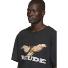 Rhude Black Vintage Eagle T-Shirt