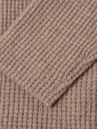 Rubinacci - Waffle-Knit Cashmere Cardigan - Brown