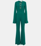 Elie Saab Embellished crêpe jumpsuit