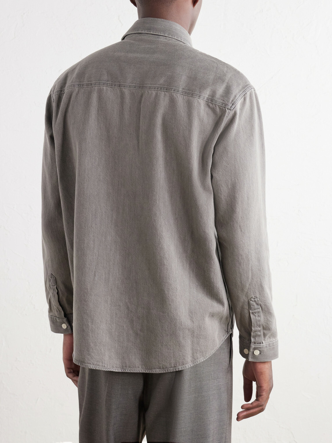 NN07 - Casper 50033 Cotton-Twill Shirt - Gray