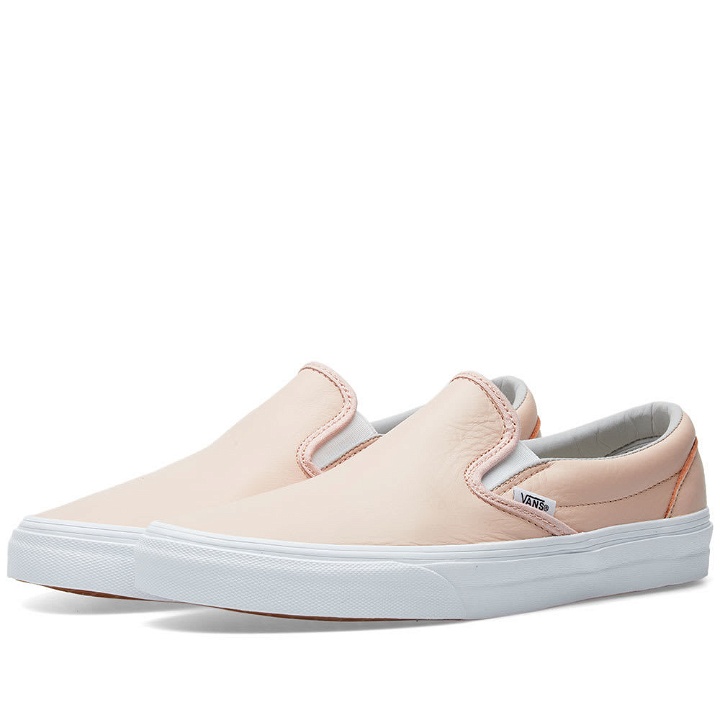 Photo: Vans Classic Slip On Leather Pink