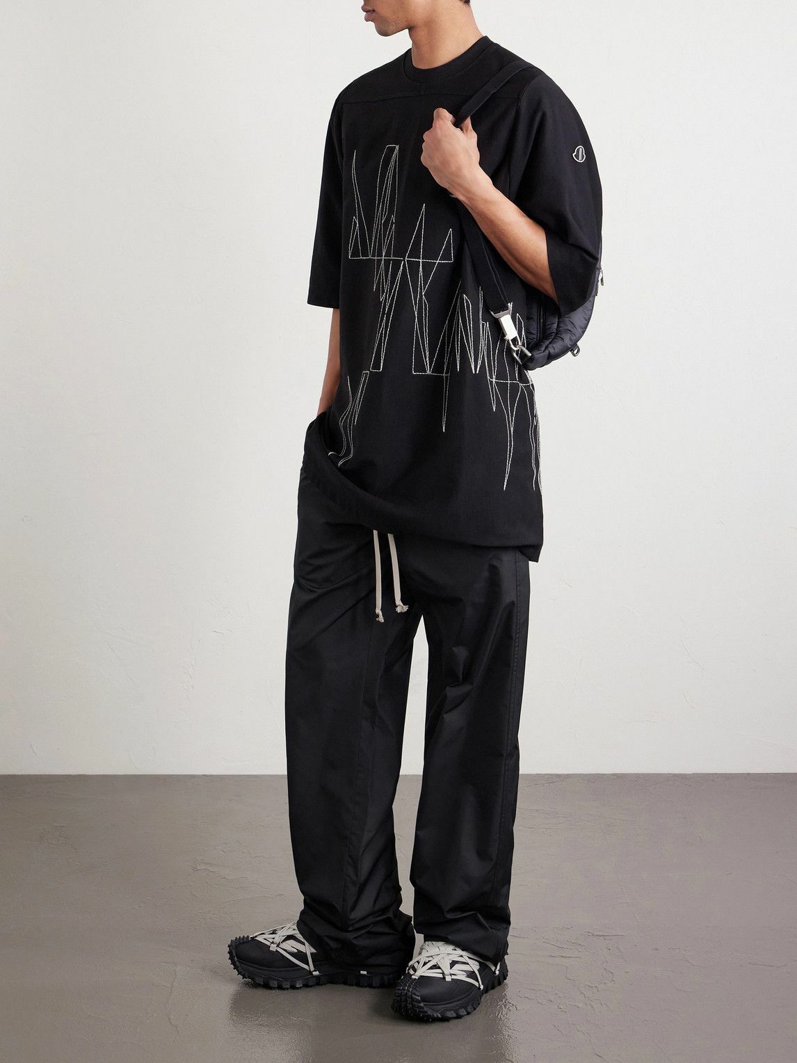 Rick Owens - Champion Toga Mesh T-Shirt - Black Rick Owens