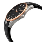 Edox Grand Ocean Black Dial Black Leather Mens Watch 56002 357RC NIR