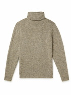 William Lockie - Shetland Wool Rollneck Sweater - Neutrals