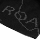 ROA Men's Logo Beanie in Black 
