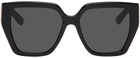 Dolce & Gabbana Black DG Crossed Sunglasses