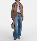 Tod's Sacca Mini suede shoulder bag