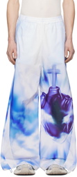 Gerrit Jacob Blue Printed Track Pants