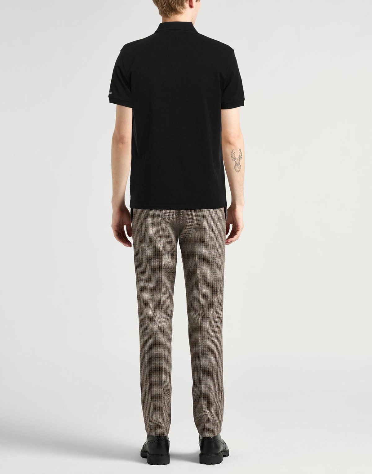 Trussardi Mens Polo shirt in Black