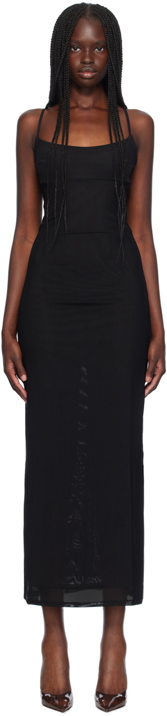 Miaou Black Thais Maxi Dress