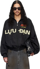 LU'U DAN Black Windbreaker L-D Jacket