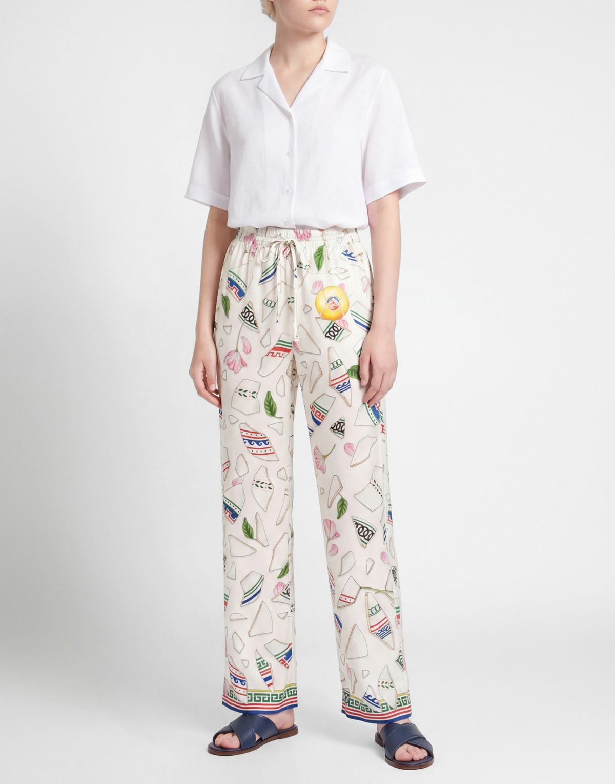 Casablanca Womens Pants in White