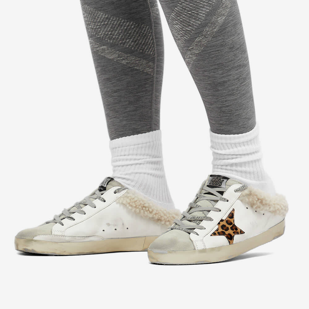 Golden Goose Women's Super Star Sabot Sneakers in White Ice