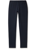 Boglioli - Slim-Fit Striped Cotton-Seersucker Trousers - Blue