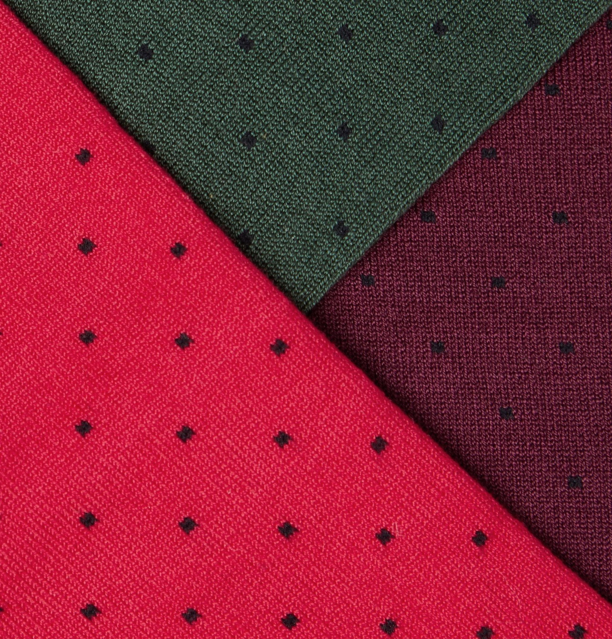 London Sock Co. - Three-Pack Polka-Dot Stretch Cotton-Blend Socks - Multi