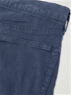 Ralph Lauren Purple label - Straight-Leg Cotton-Blend Twill Trousers - Blue