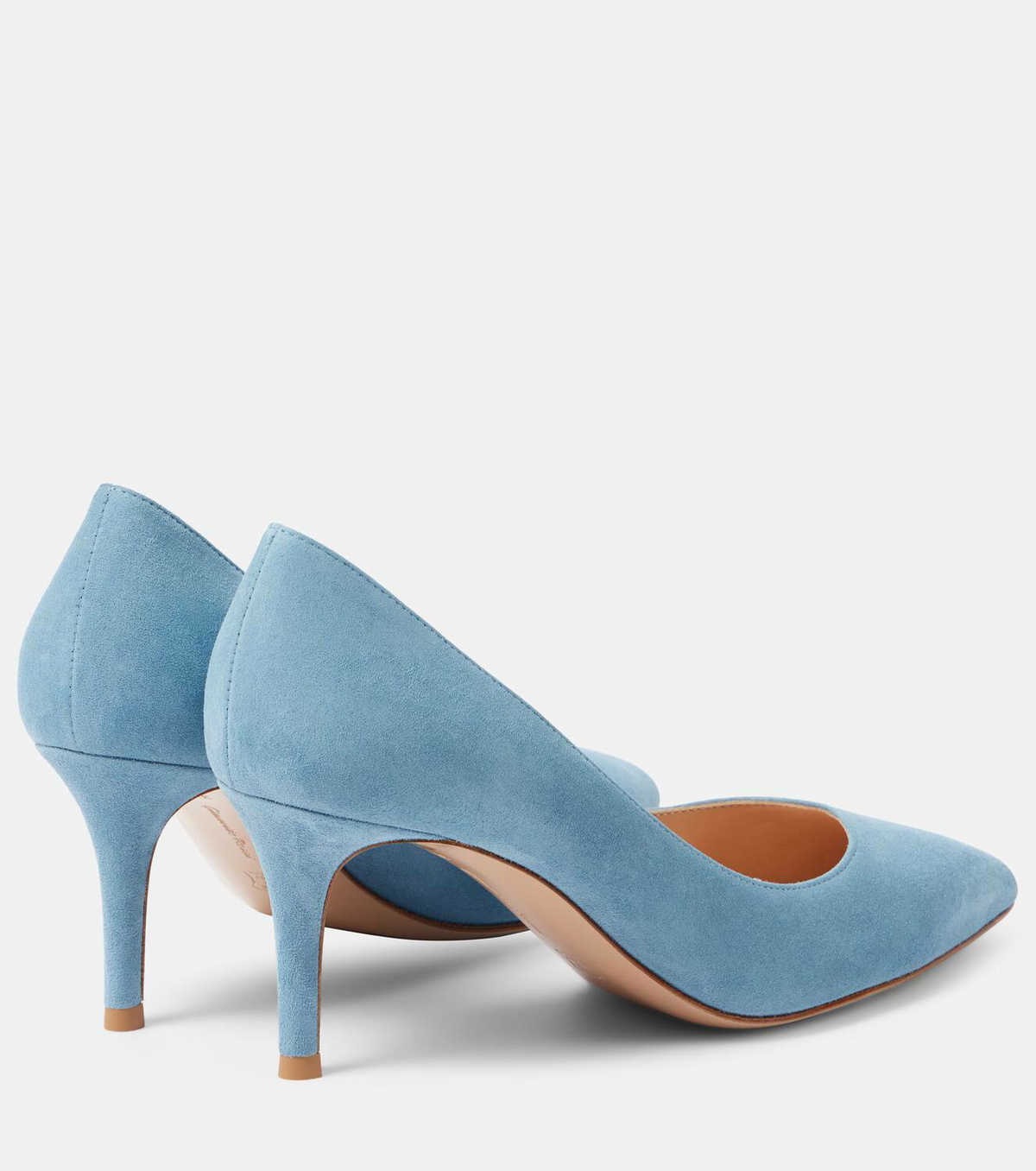 パンプス Gianvito Rossi Gianvito Pumps In Suede Gianvito Rossi - Black Suede Chunky Heel Loafer, 60mm