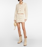 Alanui - Daisy crocheted miniskirt