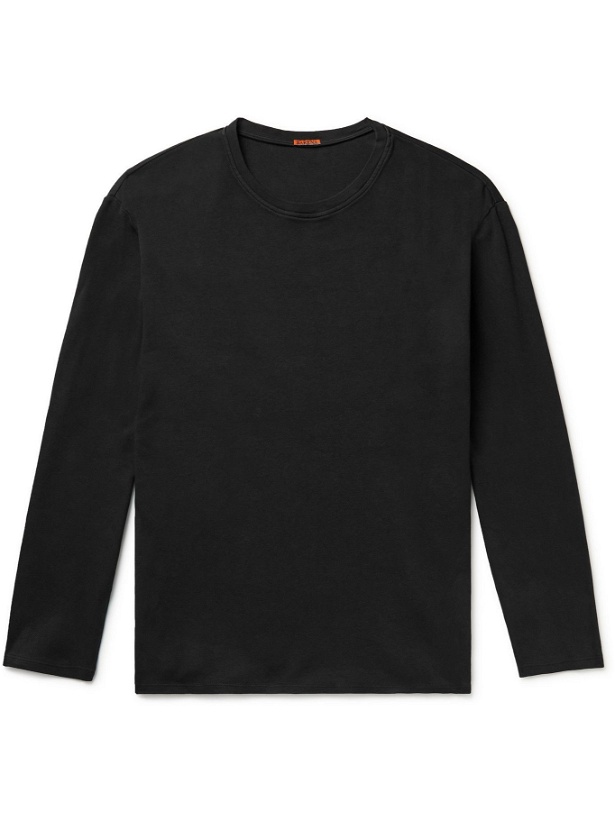 Photo: BARENA - Cotton-Jersey Sweatshirt - Black