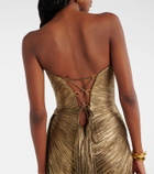 Maria Lucia Hohan Amisha cutout silk tulle corset gown