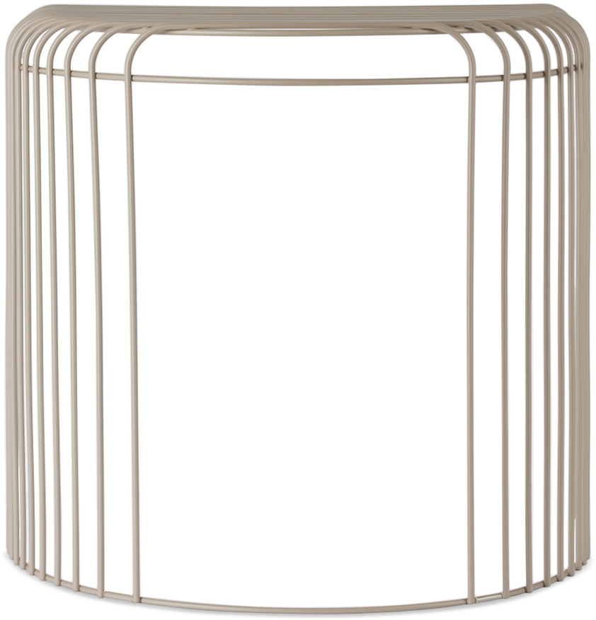 AYTM Taupe Curva Side Table