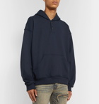 Fear of God - Oversized Loopback Cotton-Jersey Hoodie - Navy