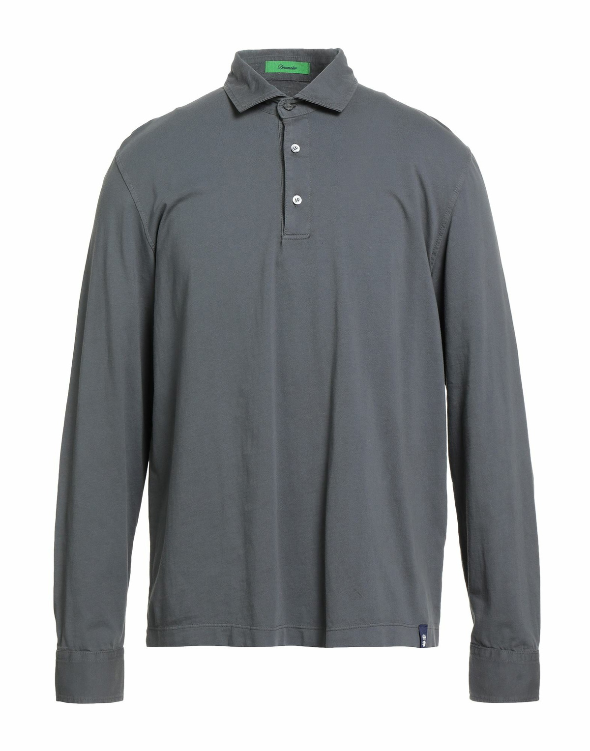 Drumohr Mens Polo shirt Charcoal