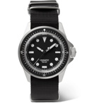 Unimatic - U1-F Automatic Stainless Steel and NATO Webbing Watch - Black