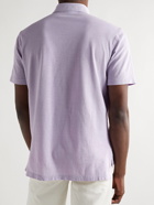 Sid Mashburn - Cotton-Piqué Polo Shirt - Purple