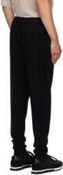 The Row Black Terr Trousers