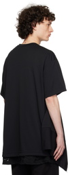 Comme des Garçons Homme Plus Black Polyester Piqué T-shirt