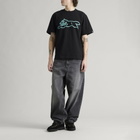 ICECREAM Men's Running Dog T-Shirt in Black